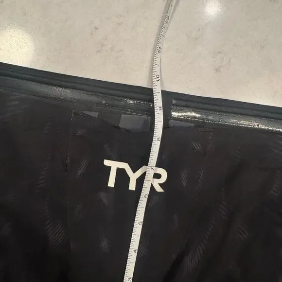 TYR Venzo Competitive Swim Jammer Black Men's 32 FINA Approved Triathalon - Picture 15 of 16